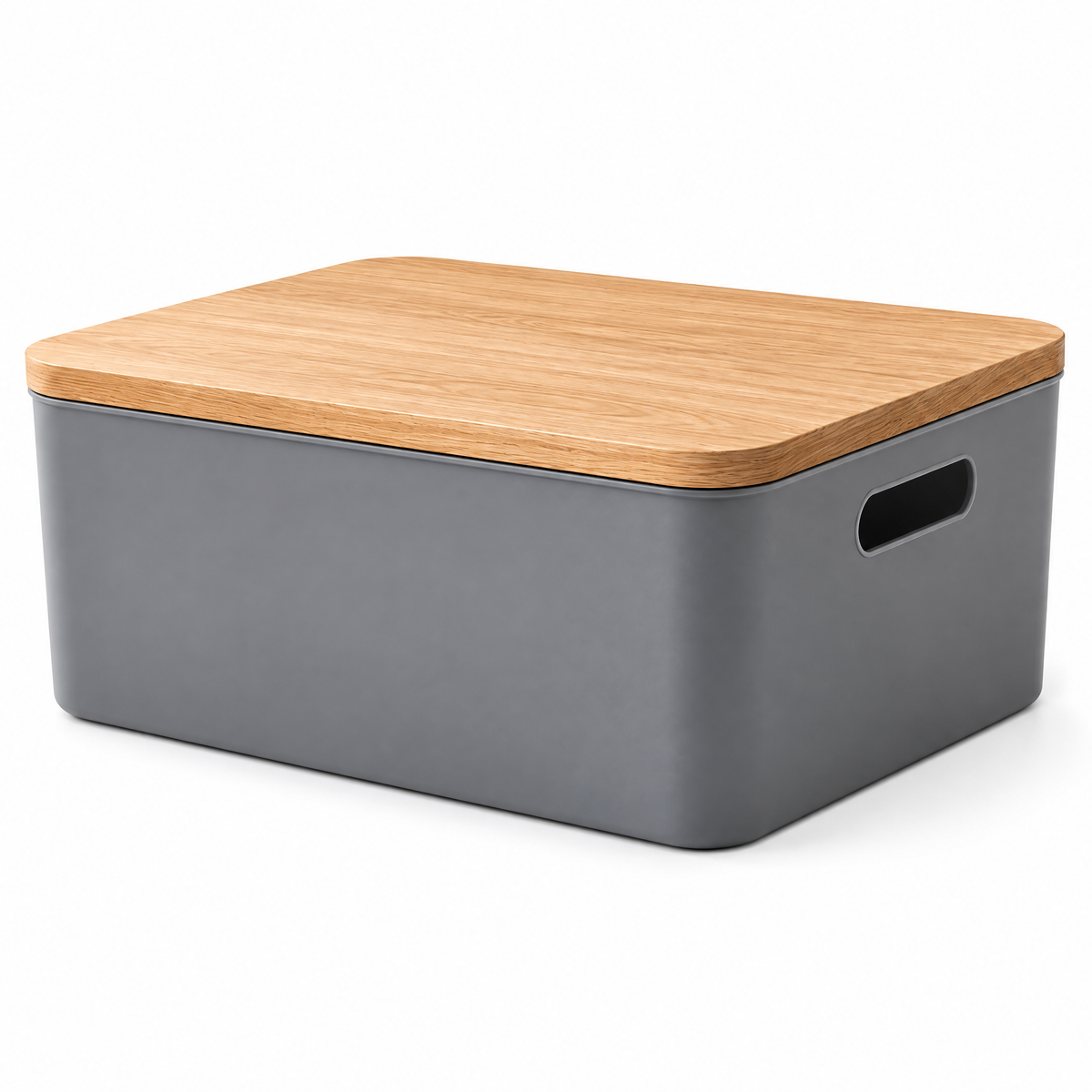 voqzyner™ Minimalist Bamboo Lid Storage Box