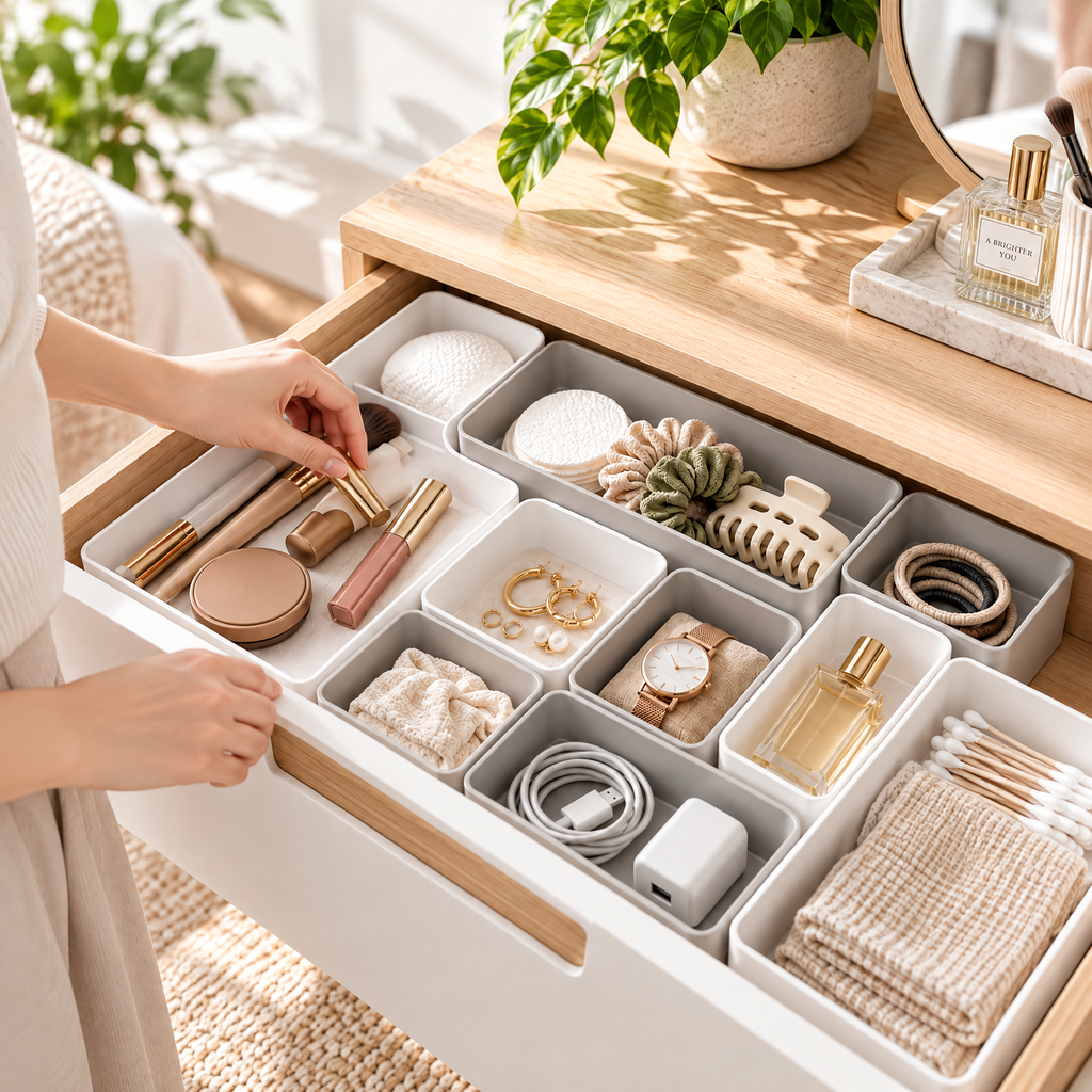 voqzyner™ Modular Drawer Organizer Set